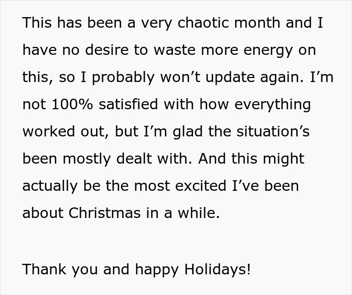 Step-grandma sneaks baby to Santa during babysitting, leading to loss of babysitting privileges forever in a holiday setting.