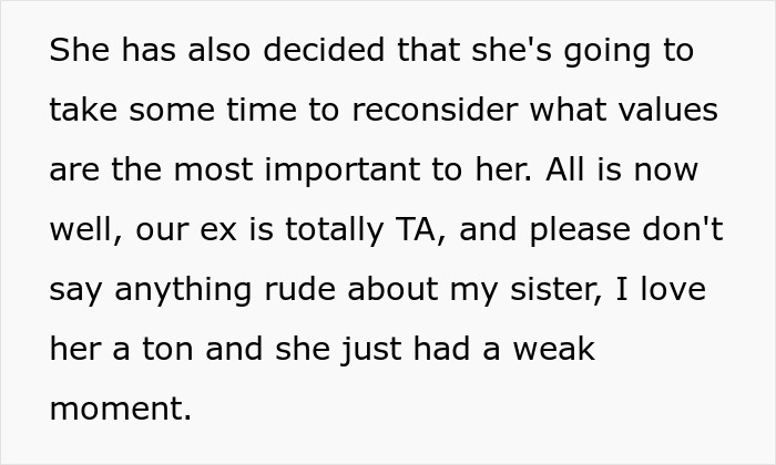 Text excerpt about man lying to save himself for marriage, forgetting fianc&eacute;e&rsquo;s sister is his ex, causing relationship issues.