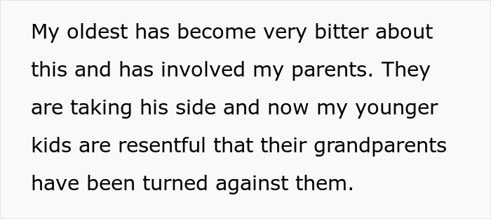 Text excerpt showing family conflict as man upset over not inheriting craft skills while half-brothers start a business with them Text excerpt showing family conflict as man upset over not inheriting craft skills while half-brothers start a business with them