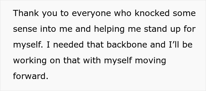 Text message screenshot discussing personal growth after putting coworker on blast on social media and facing consequences. Text message screenshot discussing personal growth after putting coworker on blast on social media and facing consequences.