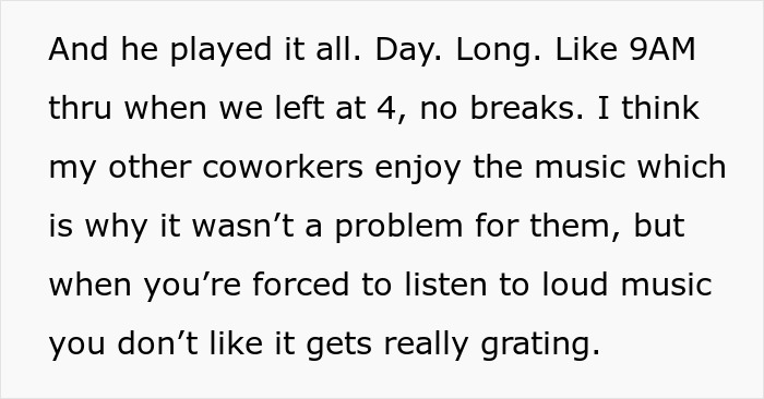 Office worker refuses to stop blasting Christmas music all day, causing a coworker to freak out and rage quit. Office worker refuses to stop blasting Christmas music all day, causing a coworker to freak out and rage quit.