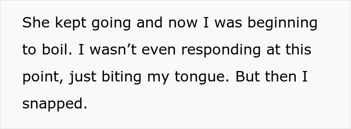 Text excerpt showing a girl crying while roasting a friend with biting insults and snapping in frustration.