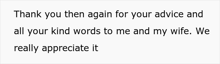 Text message expressing gratitude for advice and kind words from a mom raging at son for forgetting birthday.