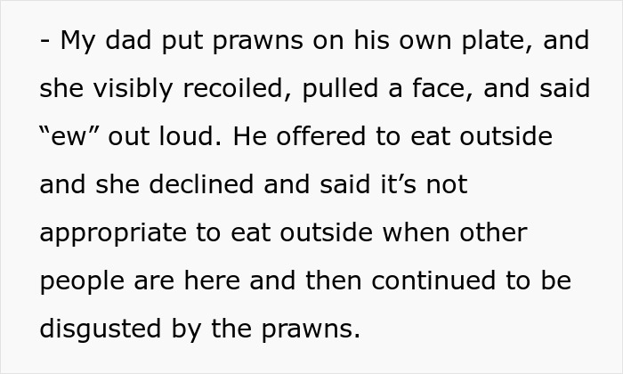 Text excerpt describing a woman hosting a casual Christmas disrupted by her toxic mother-in-law&rsquo;s behavior.
