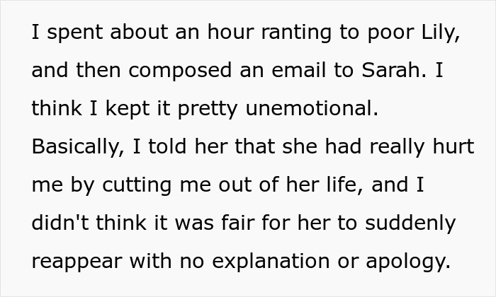 Text discussing feelings of hurt after being ghosted and asking for help to reconnect and break into Hollywood.