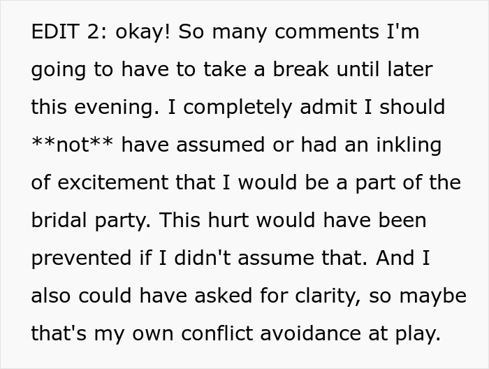Text excerpt from a personal story reflecting pain and clarity during a wedding dress shopping trip. Text excerpt from a personal story reflecting pain and clarity during a wedding dress shopping trip.