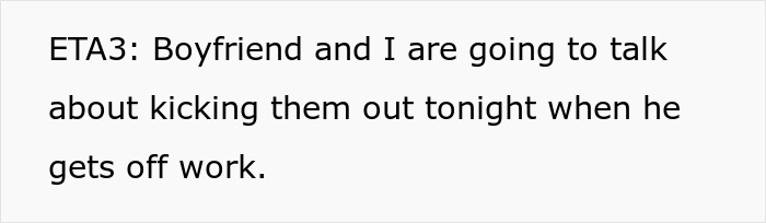 Text update showing woman tries to help her brother and his wife, facing entitled behavior, discussing next steps with boyfriend. Text update showing woman tries to help her brother and his wife, facing entitled behavior, discussing next steps with boyfriend.