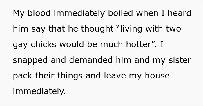Text about woman refusing to stop hubby and son's entitled behavior as sister demands them to leave the house. Text about woman refusing to stop hubby and son's entitled behavior as sister demands them to leave the house.