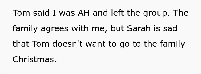 Text message conversation about a picky eater causing issues and a family Christmas menu conflict.