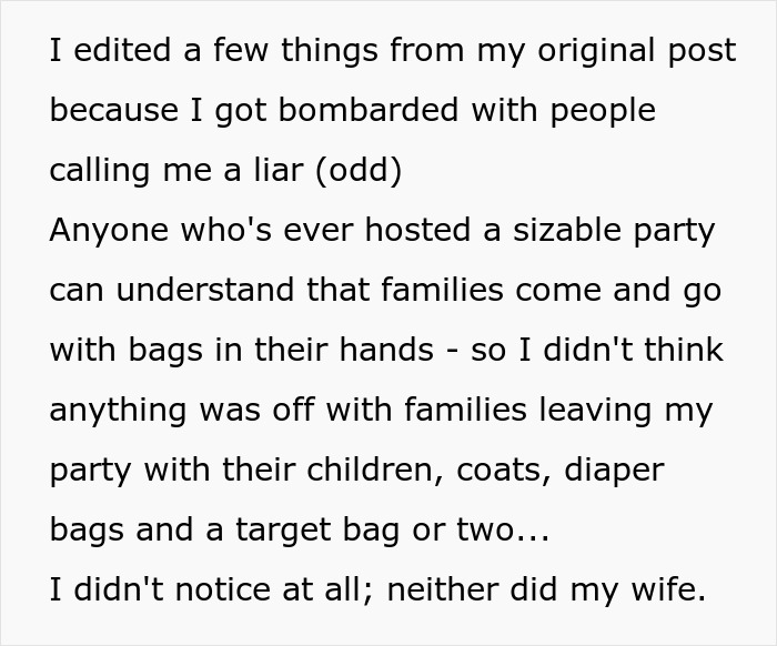 Couple hosting expensive Thanksgiving dinner surprised when planned leftovers mysteriously disappear after the event. Couple hosting expensive Thanksgiving dinner surprised when planned leftovers mysteriously disappear after the event.