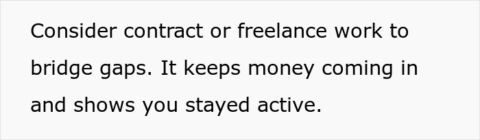 Text highlighting contract or freelance work as a way to stay active and secure in an unstable job situation with subtle red flags. Text highlighting contract or freelance work as a way to stay active and secure in an unstable job situation with subtle red flags.