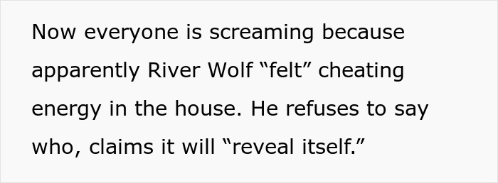 Text about barefoot spiritual advisor causing chaos at Thanksgiving, leading to family uproar and someone left in tears.