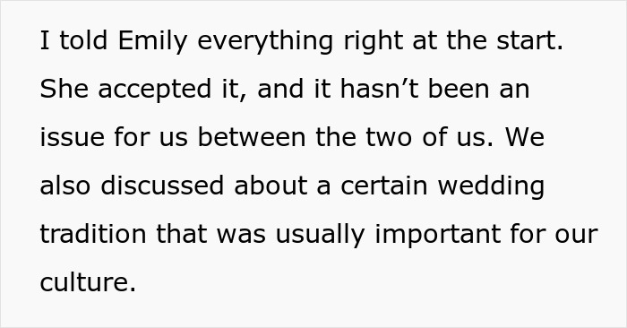 Man considers canceling wedding after fianc&eacute;e&rsquo;s family hires private investigator to uncover his personal secrets.