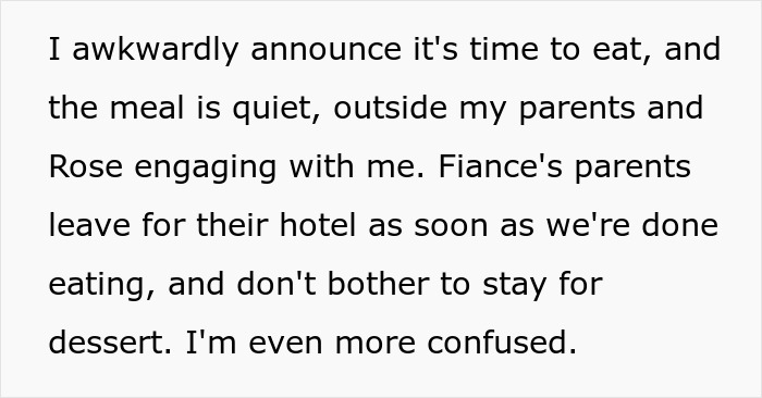 Woman rethinks engagement after fianc&eacute;&rsquo;s lie about her family causes tension during holiday dinner gathering.