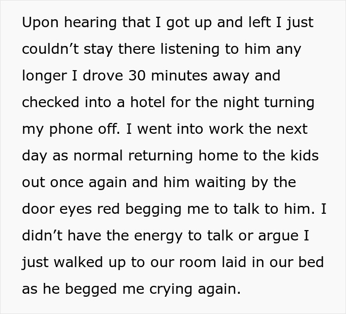 Text excerpt about a man unsure if affair partner's baby is his child or grandchild, facing emotional distress.