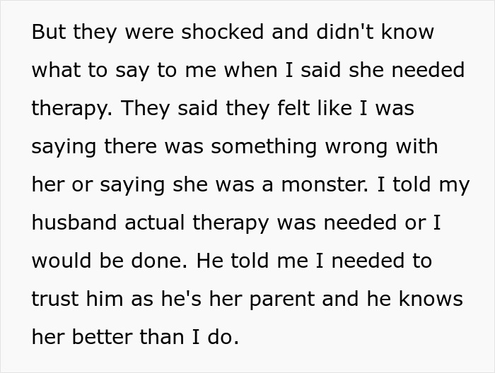 Woman struggles with stepdaughter&rsquo;s behavior and in-laws&rsquo; comments, leading to marital issues after eight years.