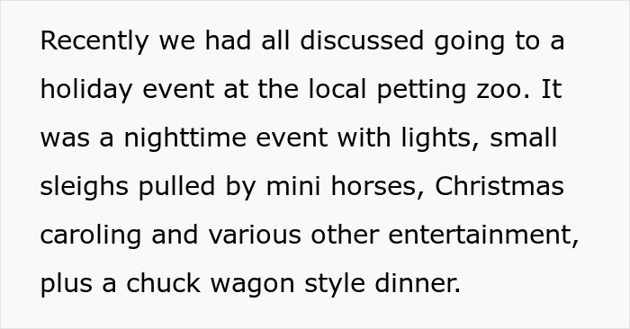 Text about a holiday event with lights, mini horse sleighs, Christmas caroling, and a chuck wagon style dinner. Text about a holiday event with lights, mini horse sleighs, Christmas caroling, and a chuck wagon style dinner.