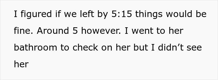 Text excerpt showing a lady’s unpunctual friend delaying by casually painting her nails before the event. Text excerpt showing a lady’s unpunctual friend delaying by casually painting her nails before the event.