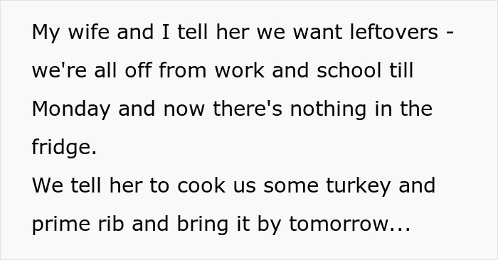 Couple hosts expensive Thanksgiving dinner, plans to enjoy leftovers, only to find the fridge is empty afterward. Couple hosts expensive Thanksgiving dinner, plans to enjoy leftovers, only to find the fridge is empty afterward.