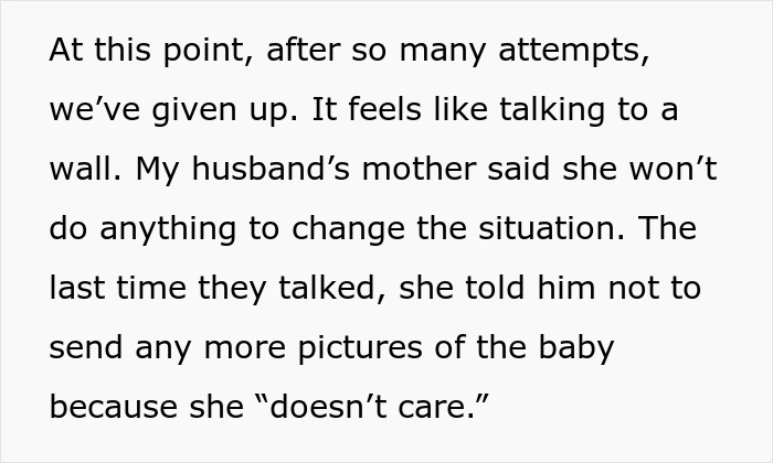 Text excerpt about MIL refusing to accept premature birth and family conflict over baby photos. Text excerpt about MIL refusing to accept premature birth and family conflict over baby photos.