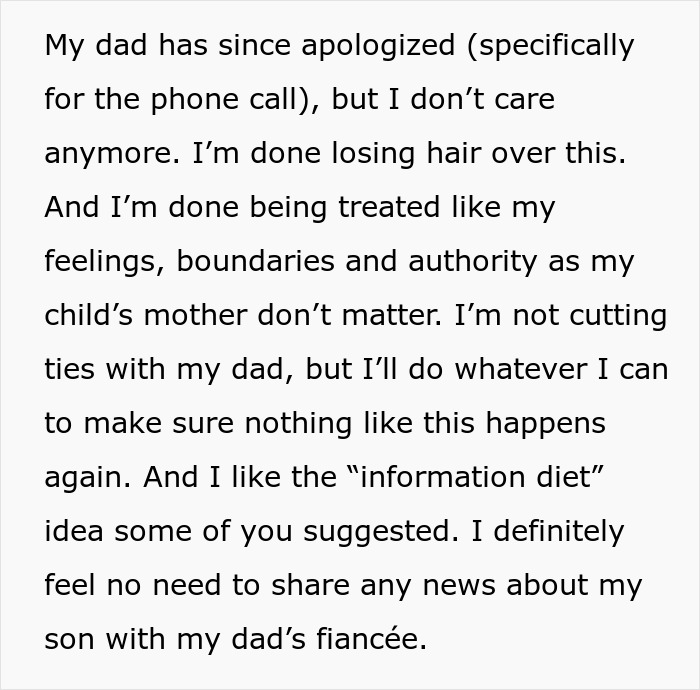 Step-grandma sneaks baby to Santa while watching him, causing loss of babysitting privileges forever.