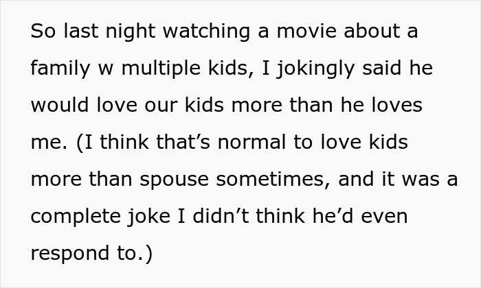 Text showing a woman’s message about her boyfriend’s comment on loving their future kids more and his preference for boys. Text showing a woman’s message about her boyfriend’s comment on loving their future kids more and his preference for boys.