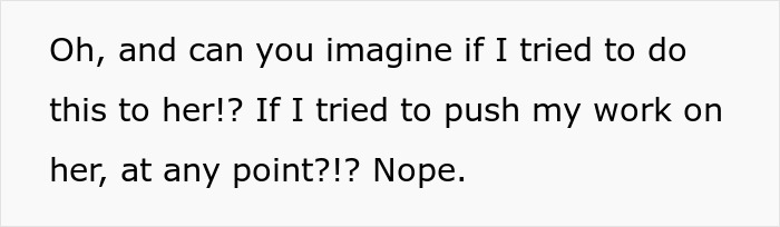 Text discussing a coworker refusing to fix her own mistake and getting upset when the call is handed back to her. Text discussing a coworker refusing to fix her own mistake and getting upset when the call is handed back to her.