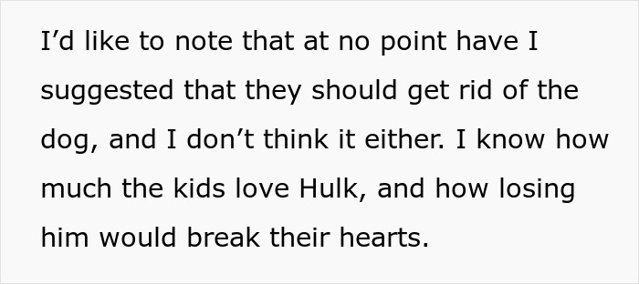 Text excerpt highlighting family conflict and childcare challenges faced by a 23-year-old after moving out.