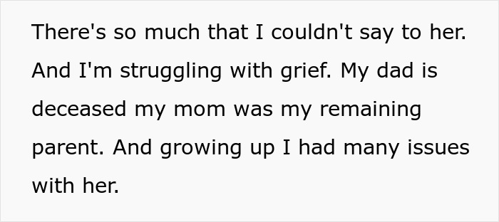 Text excerpt about grief and family issues, related to guy recording wife's private therapy sessions out of concern.