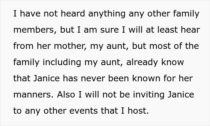 Text excerpt discussing an entitled Thanksgiving guest with poor manners who insists on leftovers after leaving early. Text excerpt discussing an entitled Thanksgiving guest with poor manners who insists on leftovers after leaving early.