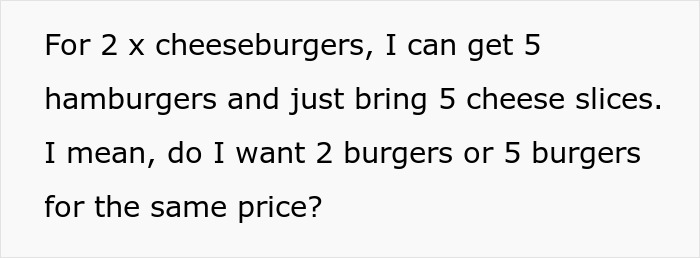 Customer questioning cheeseburger deal at McDonald&rsquo;s drive thru after friend reveals true colors.