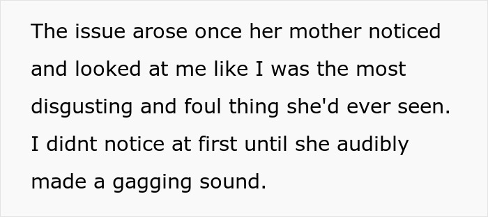 Man eating baked potato his way, confused and uncomfortable as fianc&eacute;e&rsquo;s mother expresses disgust loudly.
