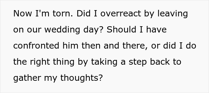 Bride torn after overhearing groom’s unexpected revelations, leading to couple split at altar as she seeks support. Bride torn after overhearing groom’s unexpected revelations, leading to couple split at altar as she seeks support.