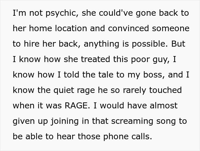 Alt text: Entitled waitress dining out forgets manners while restaurant staff serve a perfect dish of revenge. Alt text: Entitled waitress dining out forgets manners while restaurant staff serve a perfect dish of revenge.