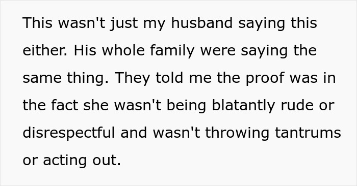 Text excerpt discussing stepdaughter&rsquo;s behavior and in-laws&rsquo; comments causing marital strain after years together