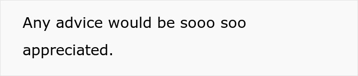 Text image with the message asking for advice, highlighting issues of a husband not standing up to his mother and wife considering walking away.