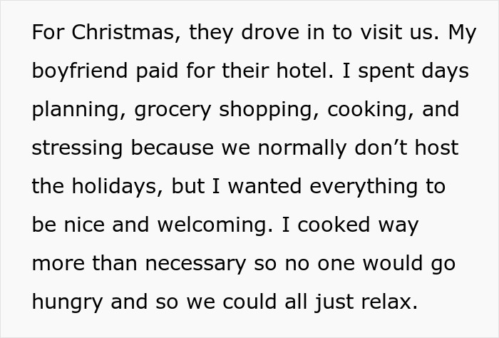 Holiday Visit Turns Sour After Boyfriend’s Son’s GF Makes Shockingly Cruel Comment At Lunch Holiday Visit Turns Sour After Boyfriend’s Son’s GF Makes Shockingly Cruel Comment At Lunch