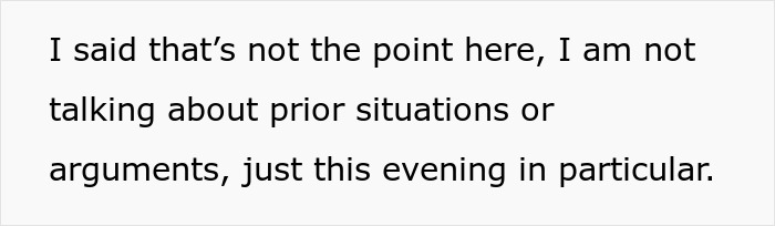 Text message discussing a disagreement about helping clean up after a Thanksgiving meal between husband and wife.