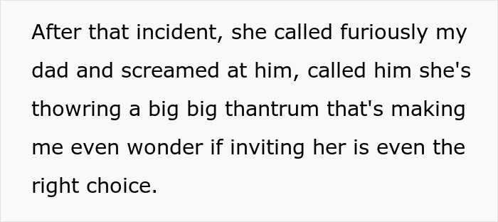 Text conversation showing bio mom throwing a fit after daughter honors dad&rsquo;s bestie as mom at her wedding.