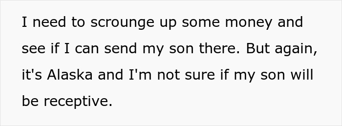 Text excerpt about a man upset his dad didn’t pass on craft skills while half-brothers start a business with them. Text excerpt about a man upset his dad didn’t pass on craft skills while half-brothers start a business with them.
