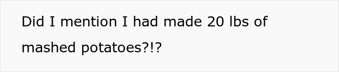 Thanksgiving host surprised to find empty fridge after family clears all leftovers including mashed potatoes.