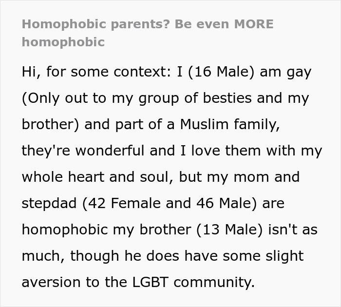 Secretly gay teen shares experience and challenges homophobic parents while seeking respect within a Muslim family.