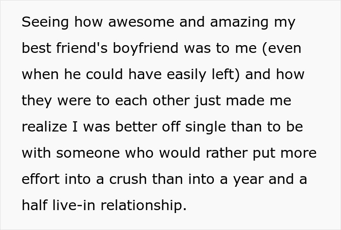 Alt text: Man loses girlfriend over crush on a girl at work who is just being nice, highlighting relationship struggles.
