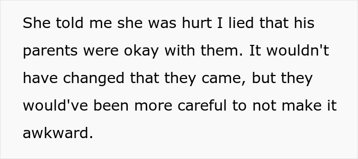 Text from a message revealing a fianc&eacute; lied about family approval causing tension during a holiday dinner with a woman rethinking engagement.