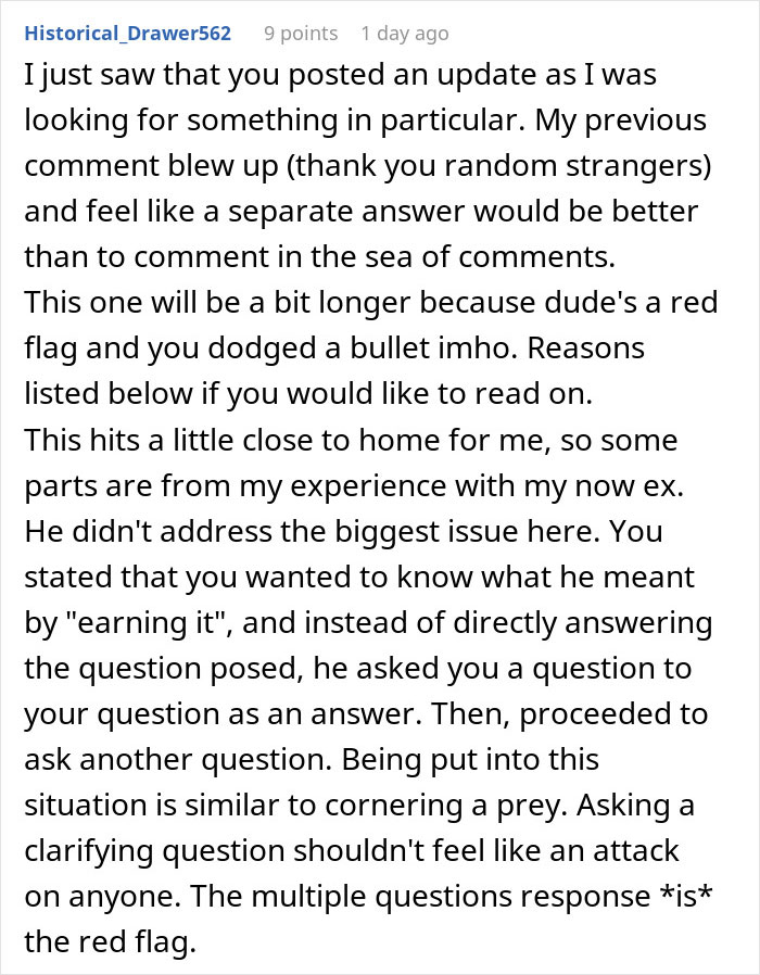 Red flag relationship advice about a man saying girlfriend must earn engagement ring after years together, causing drama online. Red flag relationship advice about a man saying girlfriend must earn engagement ring after years together, causing drama online.