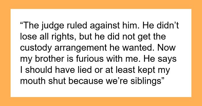 Woman Who Wants To Protect Her 5YO Nephew Testifies Against Bro In Custody Court, Fam Drama Ensues
