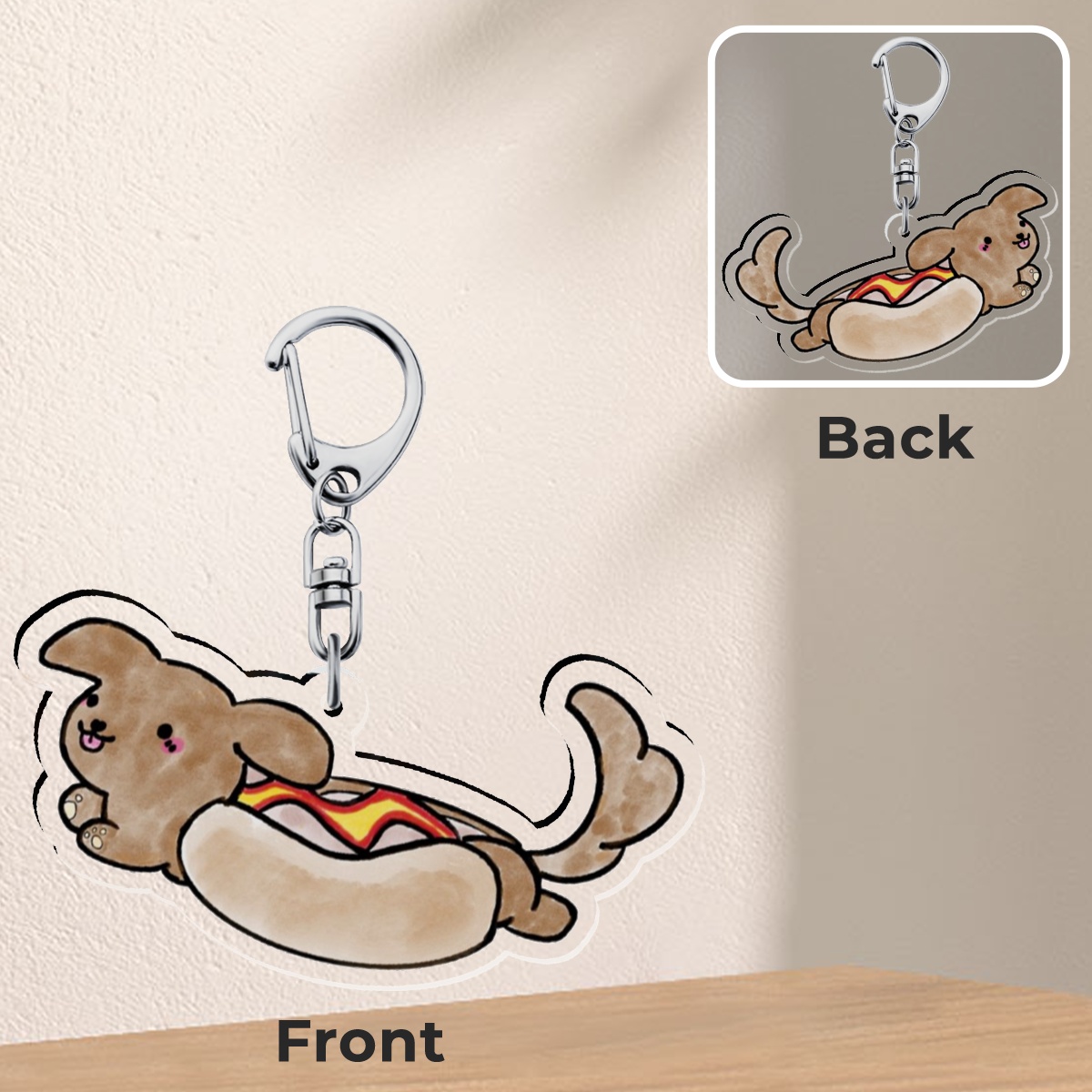 Cute Animal Acrylic Charms