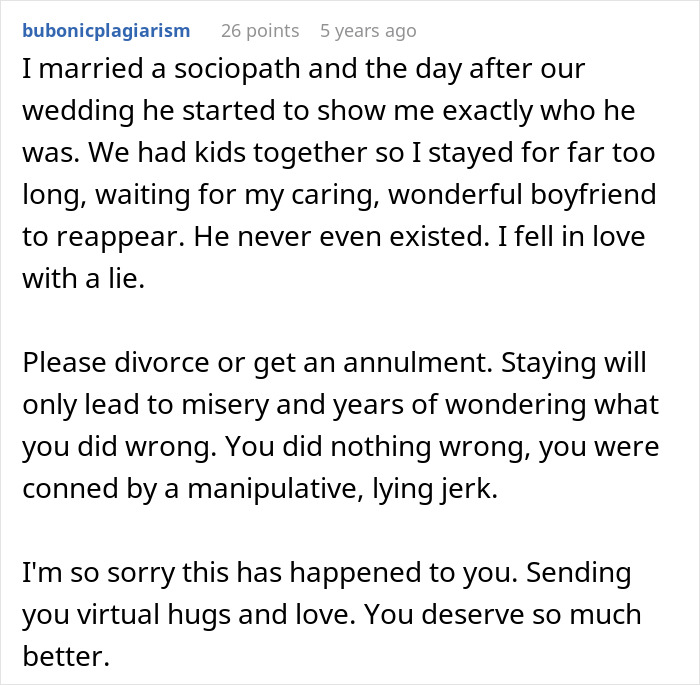 Woman details how her marriage fell apart within two weeks after her husband ruined their wedding causing emotional pain and regret.