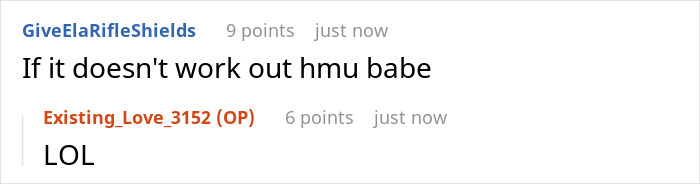 Screenshot of an online conversation where a user tells a SAHM to get a job despite receiving 1K per month fun money.