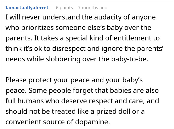 Comment discussing entitlement and respect issues between husband, mother, and wife in family conflicts involving the Jesus card.